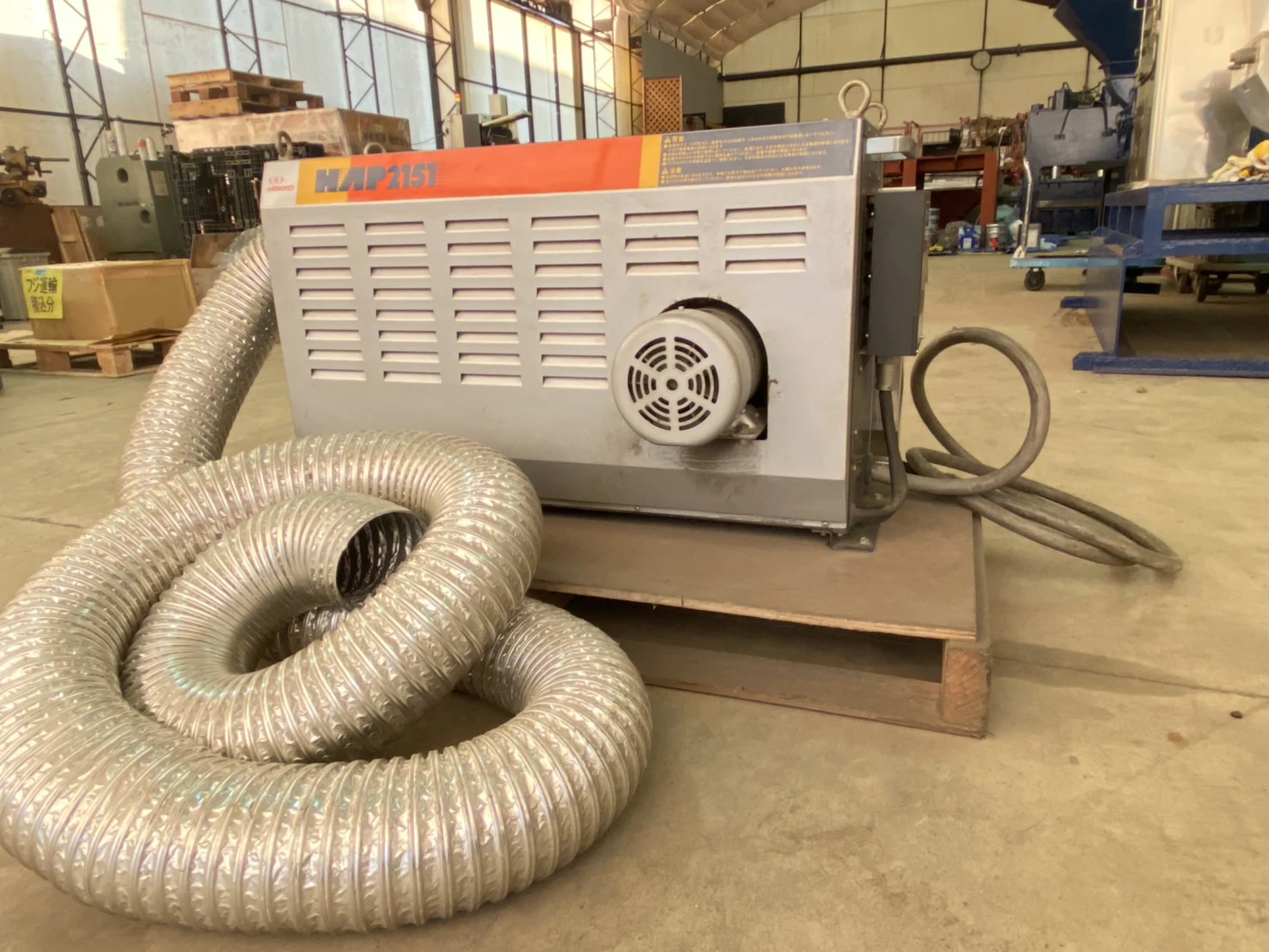 ＜八光電機＞熱風発生機 HAP2151　三相200V　50/60Hz　16.5kW ヒーター動力15kW - 画像2