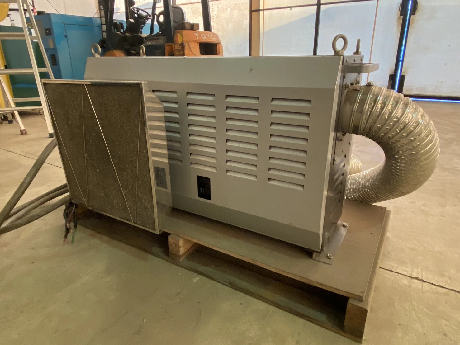 ＜八光電機＞熱風発生機 HAP2151　三相200V　50/60Hz　16.5kW ヒーター動力15kW - 画像6