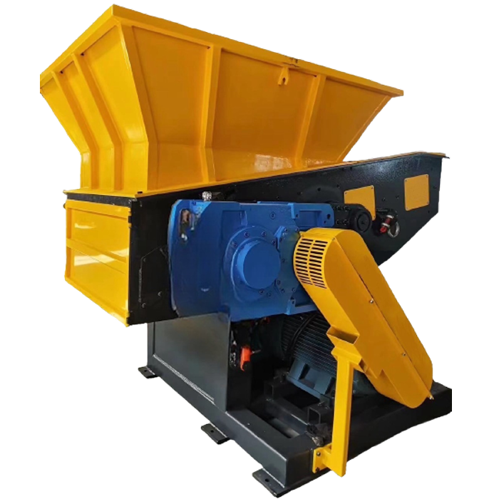 プッシャー式低速一軸破砕機