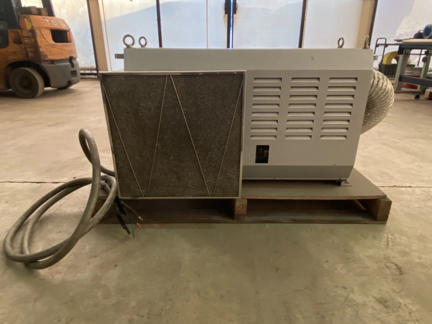 ＜八光電機＞熱風発生機 HAP2151　三相200V　50/60Hz　16.5kW ヒーター動力15kW - 画像7