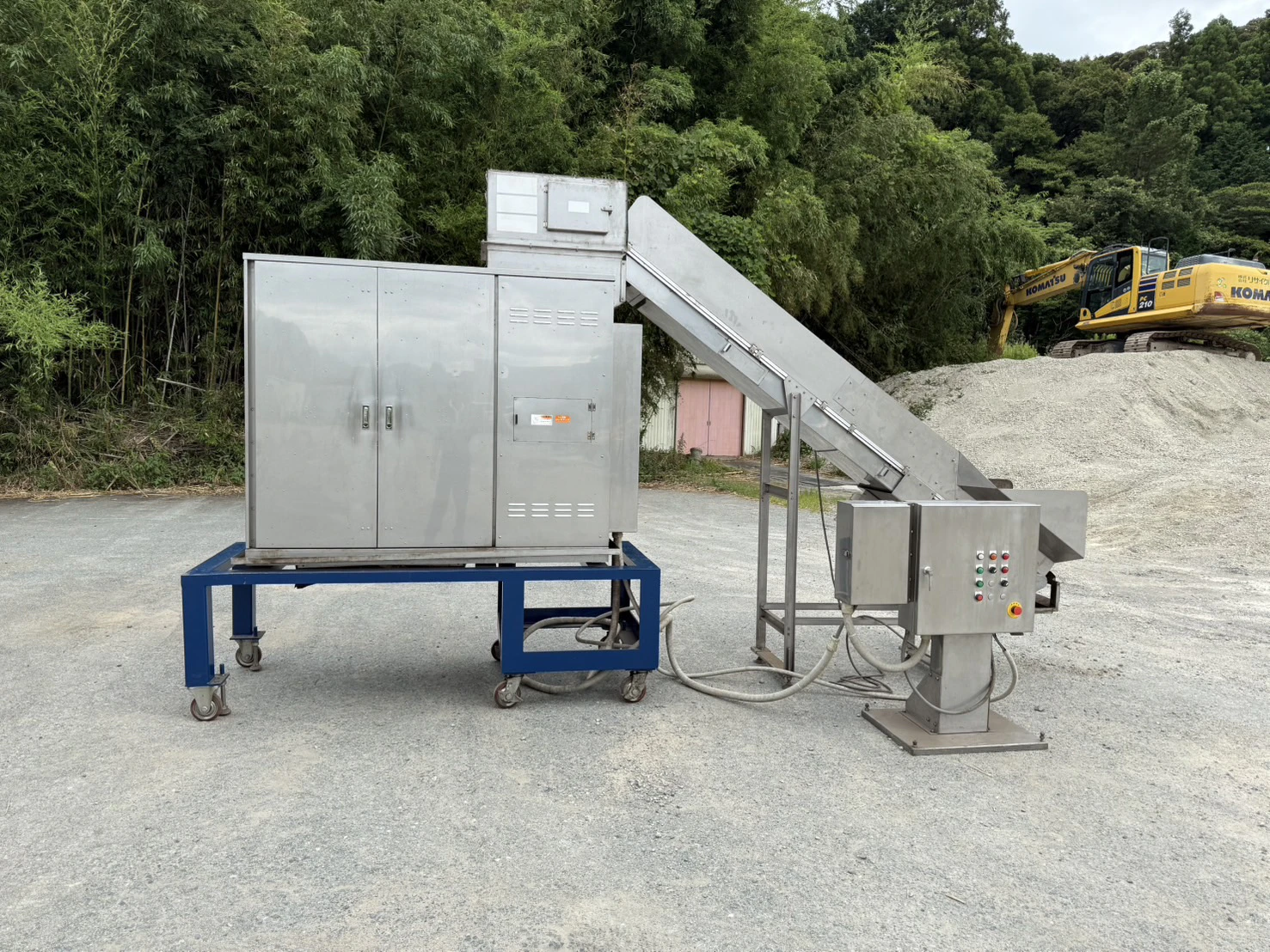 ＜カネミヤ＞包装自動分別処理機 Bun-Bun　KS945　投入コンベア付　3.7 kW - 画像2