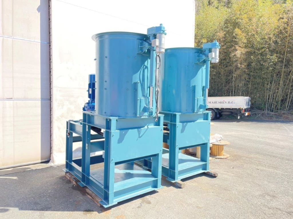 ＜飯室商店社製＞ガラス再生プラント撹拌機 22kw×2基