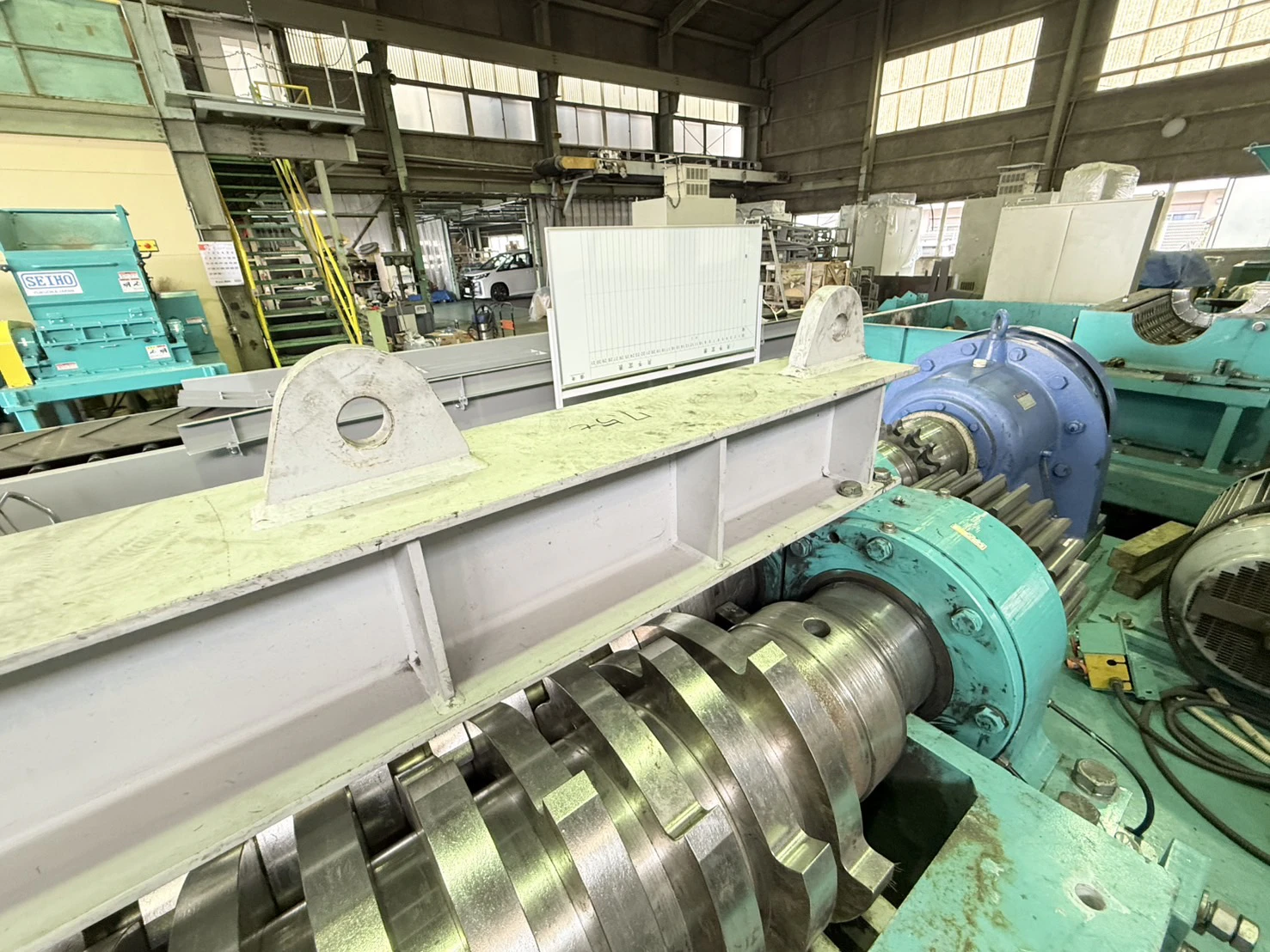 ＜西邦機工＞ 二軸破砕機 SWC-75-3　75 kW【メーカー整備済み】 - 画像2