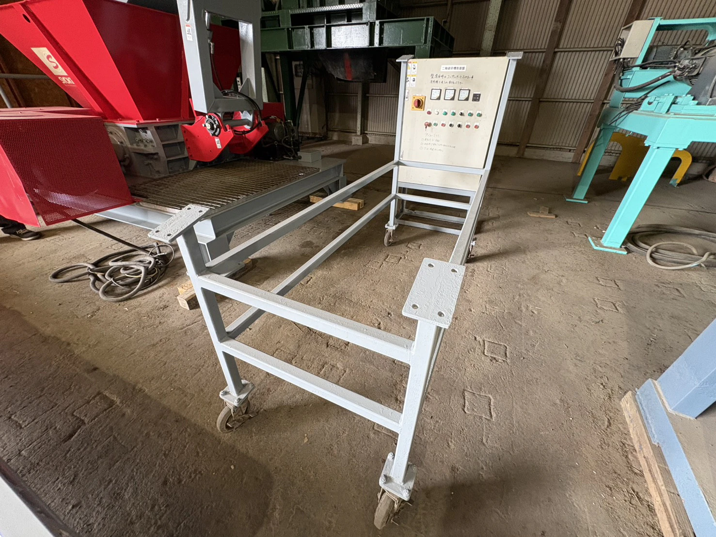 ＜SHOKEN/商研＞プッシャー付き二軸破砕機　TS3280P　30kW（15kW×2基） - 画像11