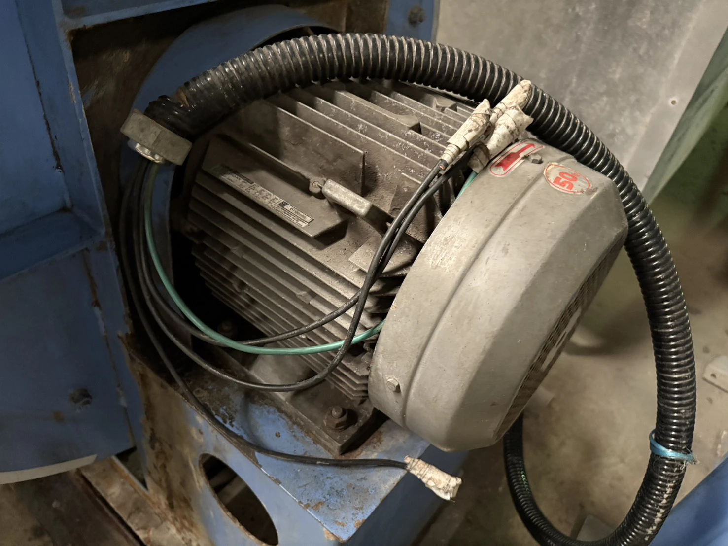 ＜昭和電機＞ブロワーホッパーサイクロンセット　KSB-5500P-M211　5.5kW ① - 画像7