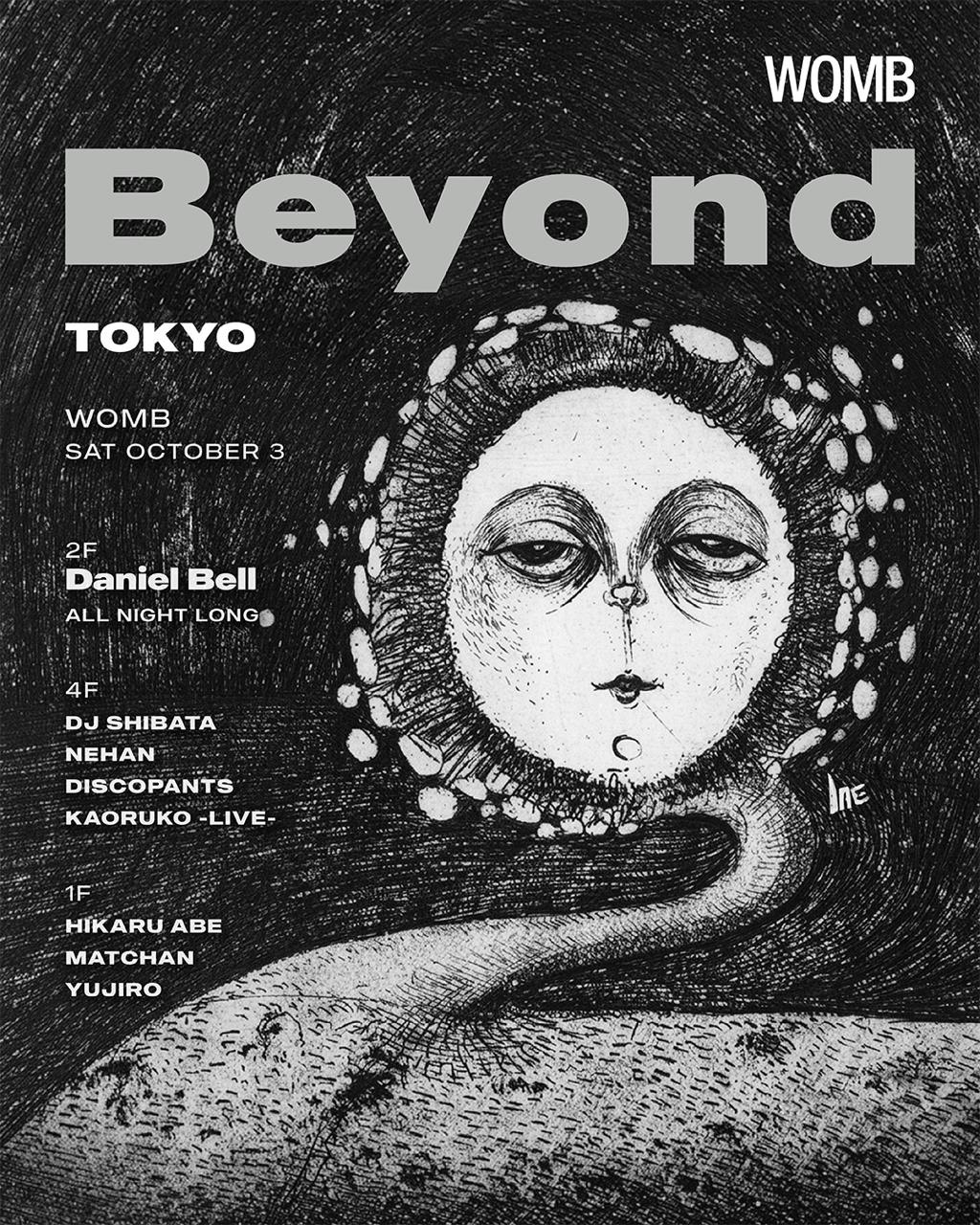 Flyer for J × BEYOND at WOMB