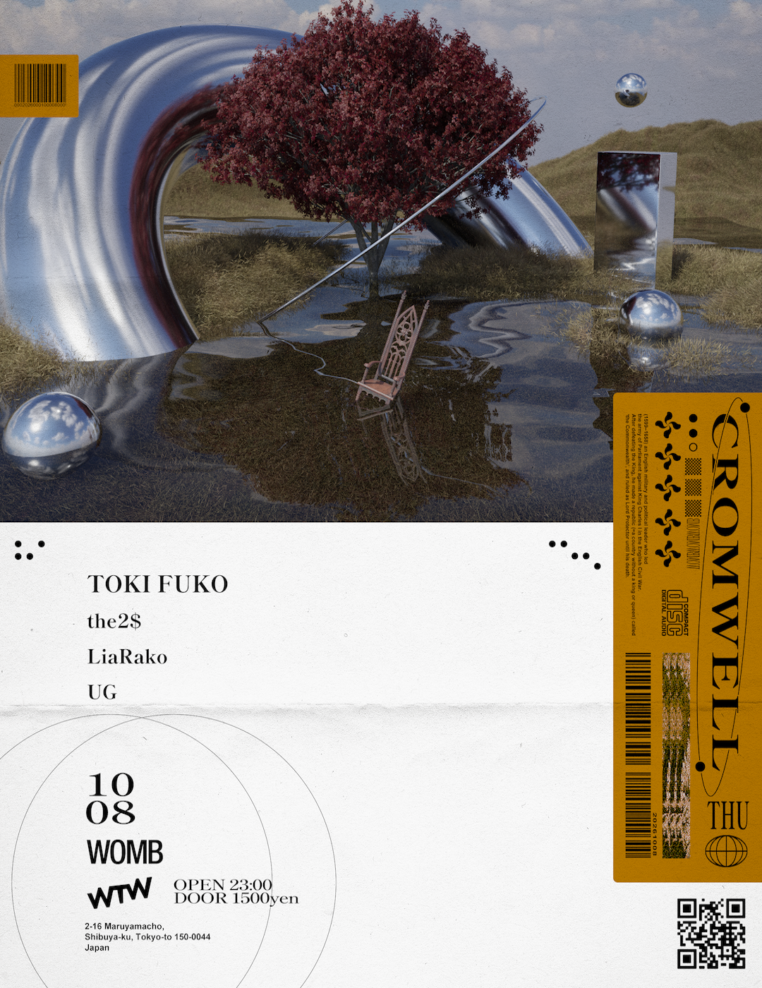 Toki Fuko · the2$ · LiaRako · Ug flyer