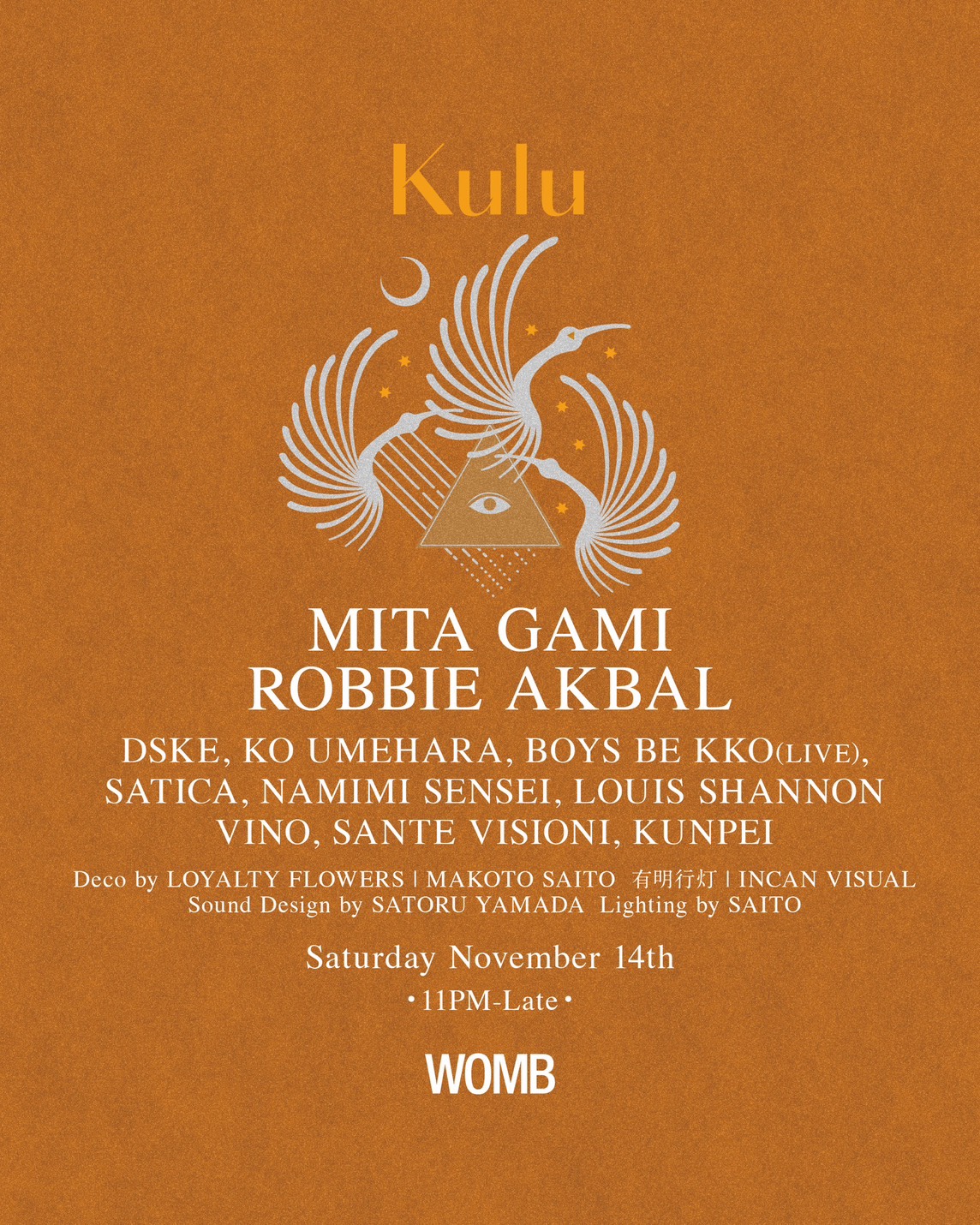 KULU｜WOMBのフライヤー