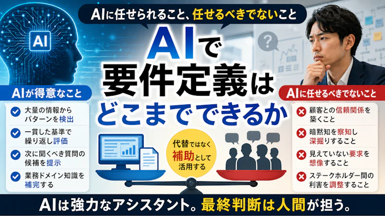 AIで要件定義はどこまでできるか