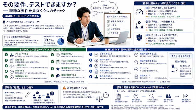 その要件、テストできますか？