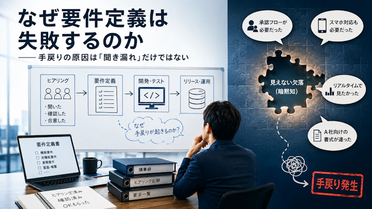 なぜ要件定義は失敗するのか