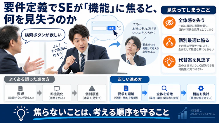 要件定義の落とし穴