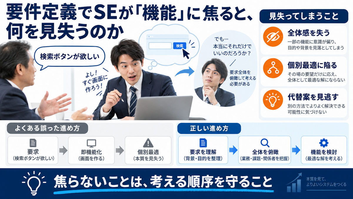 要件定義の落とし穴