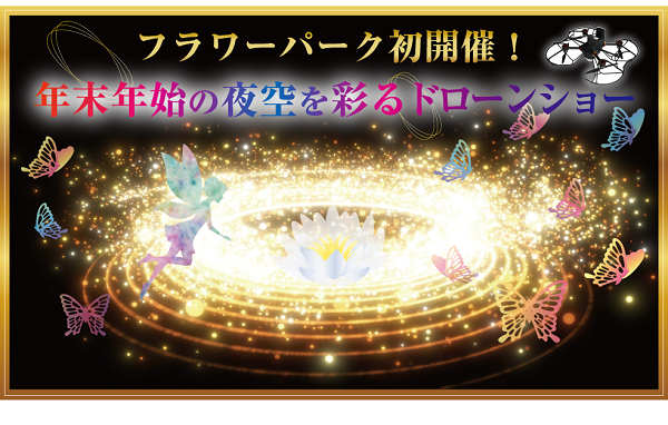 あしかがフラワーパーク ドローンショー