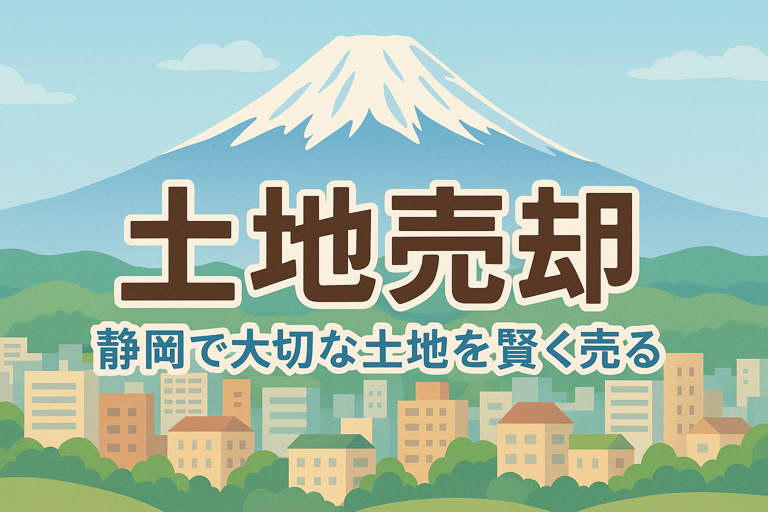 静岡の土地売却｜相場・手続き・高く早く売るコツ【無料査定対応】のアイキャッチ画像