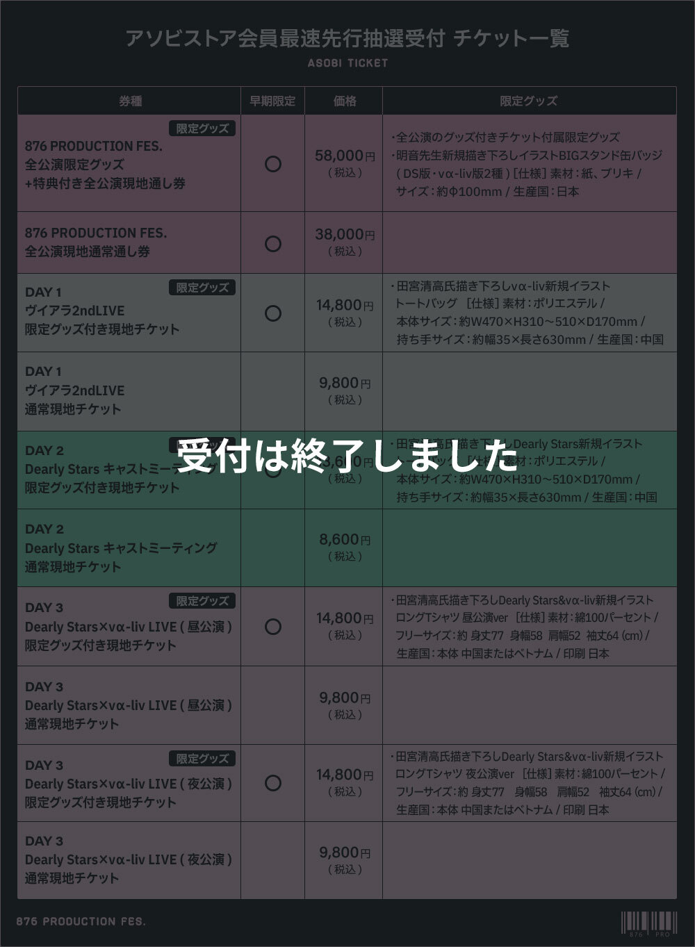 876プロフェス | vα-liv(ヴイアライヴ) | 【公式】アイドルマスター
