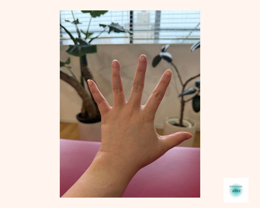 手の指、おもいっきりパー✋できますか?