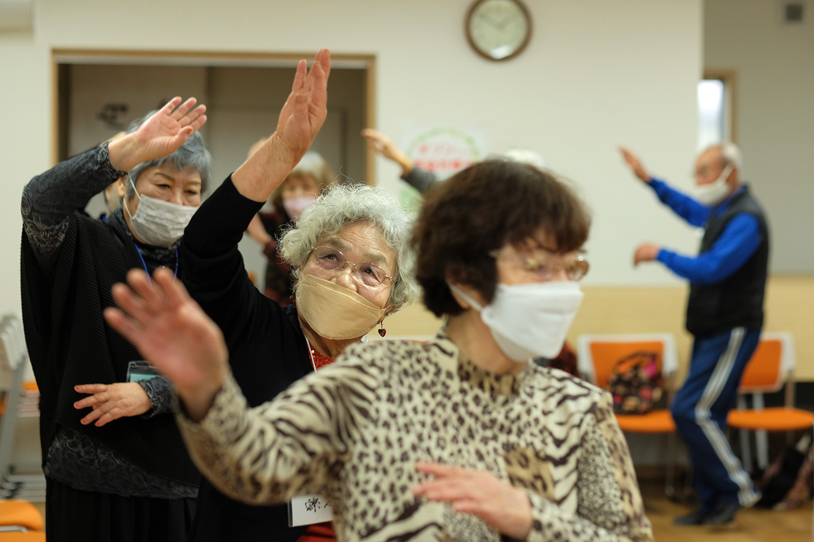 盆踊り会は２時間続きます。