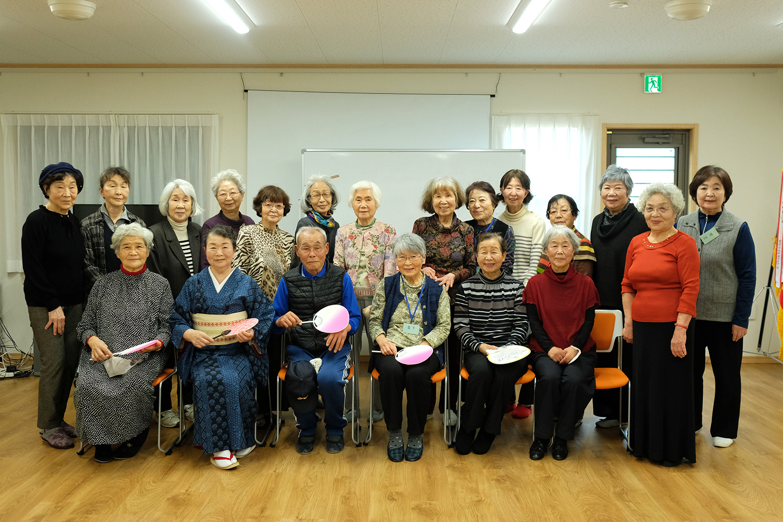 丸山台自治会盆踊り会の皆さん。