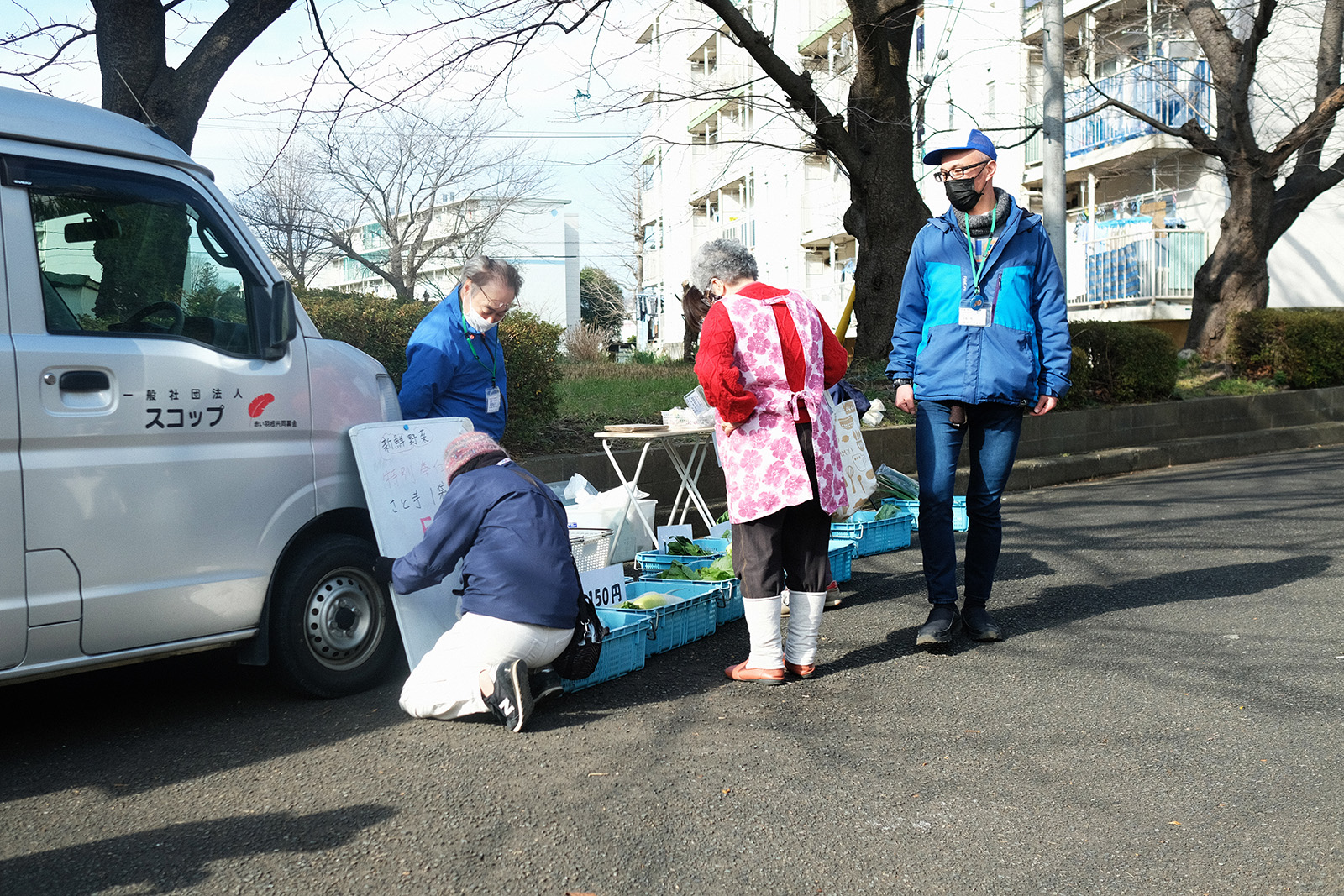 開始時間前から待っているお客さんも