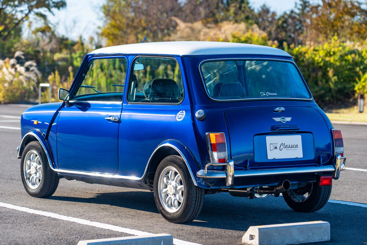 rover mini cooper tahitian blue