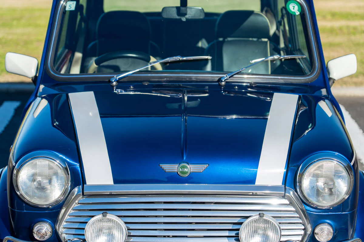 rover mini cooper tahitian blue