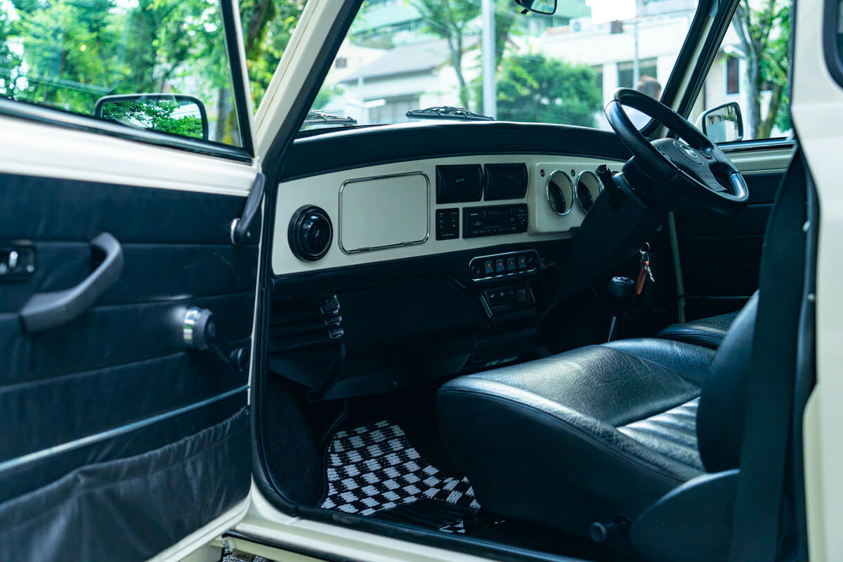 rover mini paul smith white