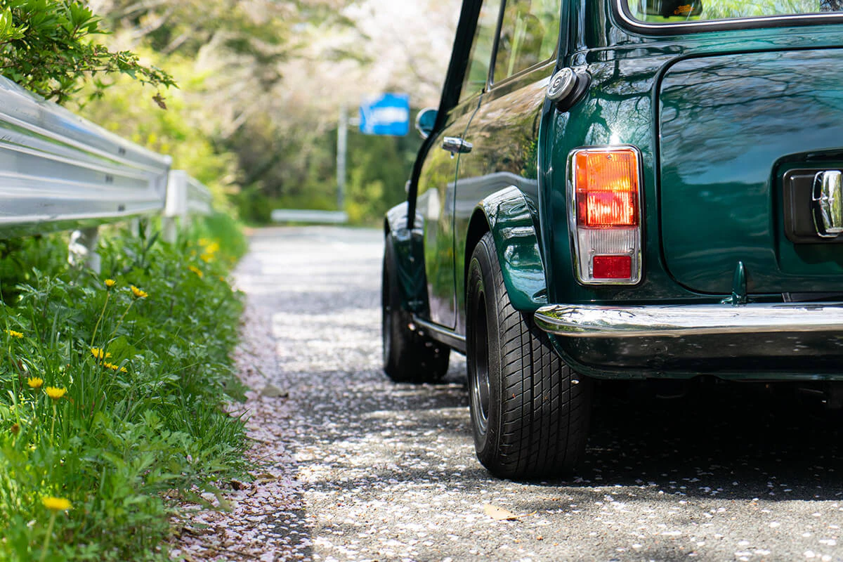 rover mini cooper 1.3i racing green