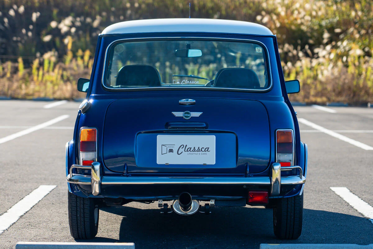 rover mini cooper tahitian blue