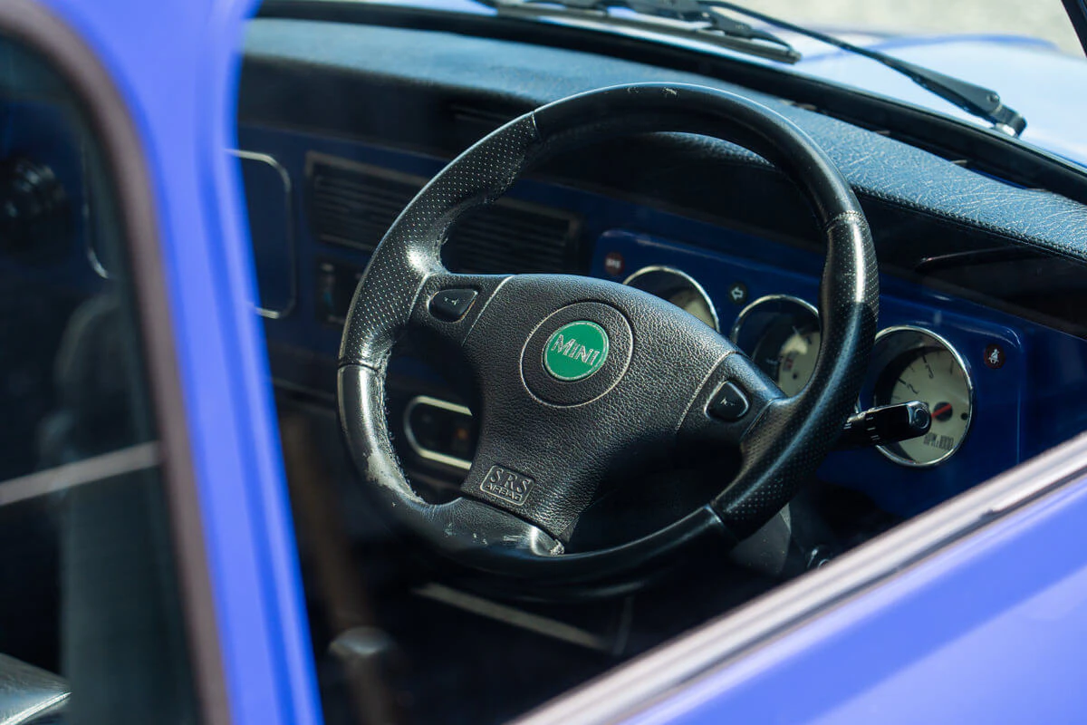 rover mini paul smith blue