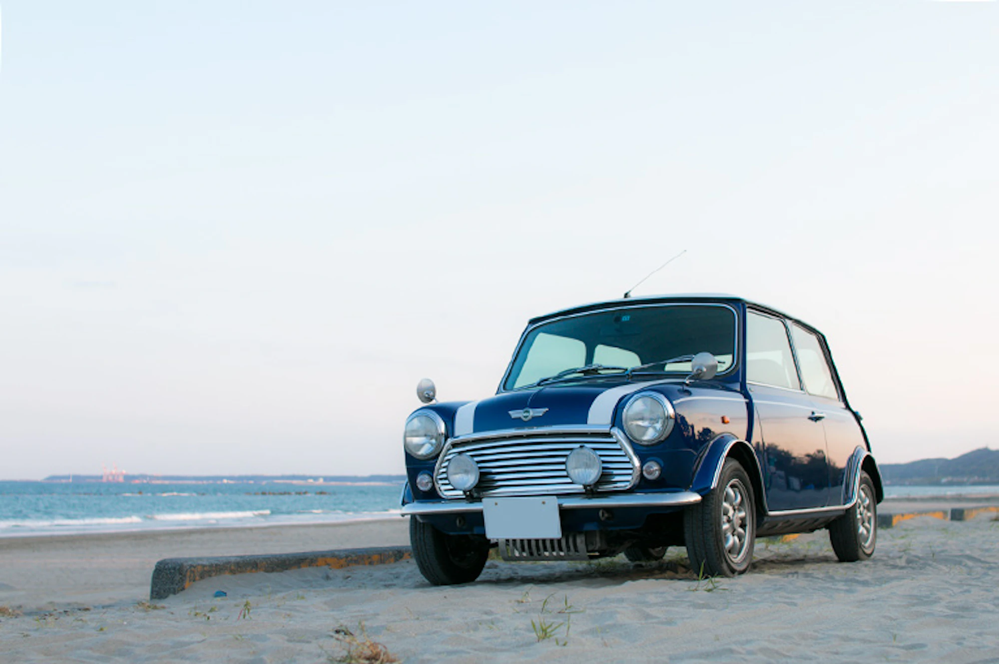 rover mini cooper tahiti blue