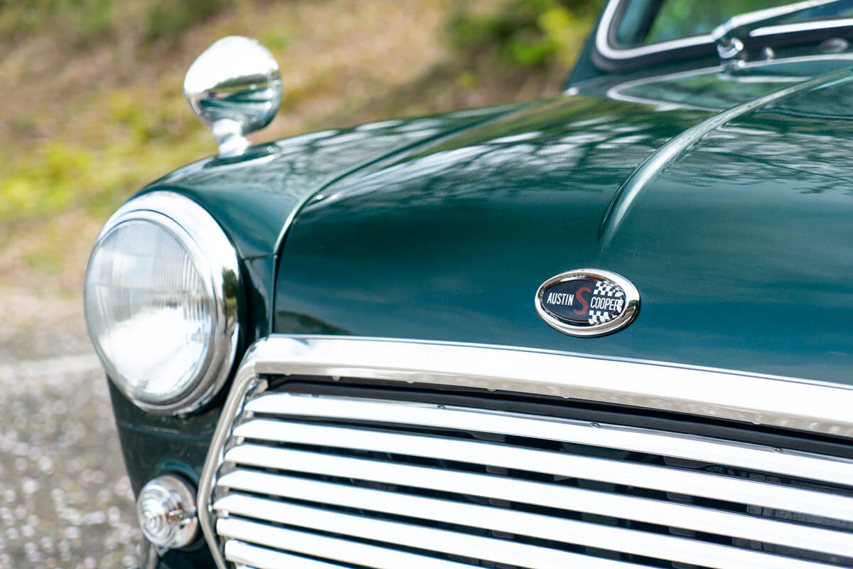 rover mini cooper 1.3i racing green