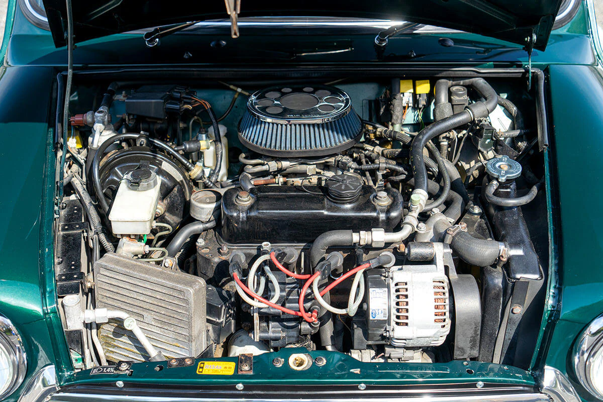 rover mini cooper 1.3i racing green