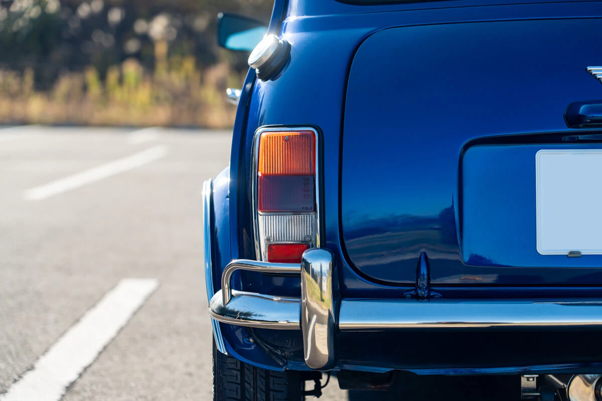 rover mini cooper tahitian blue