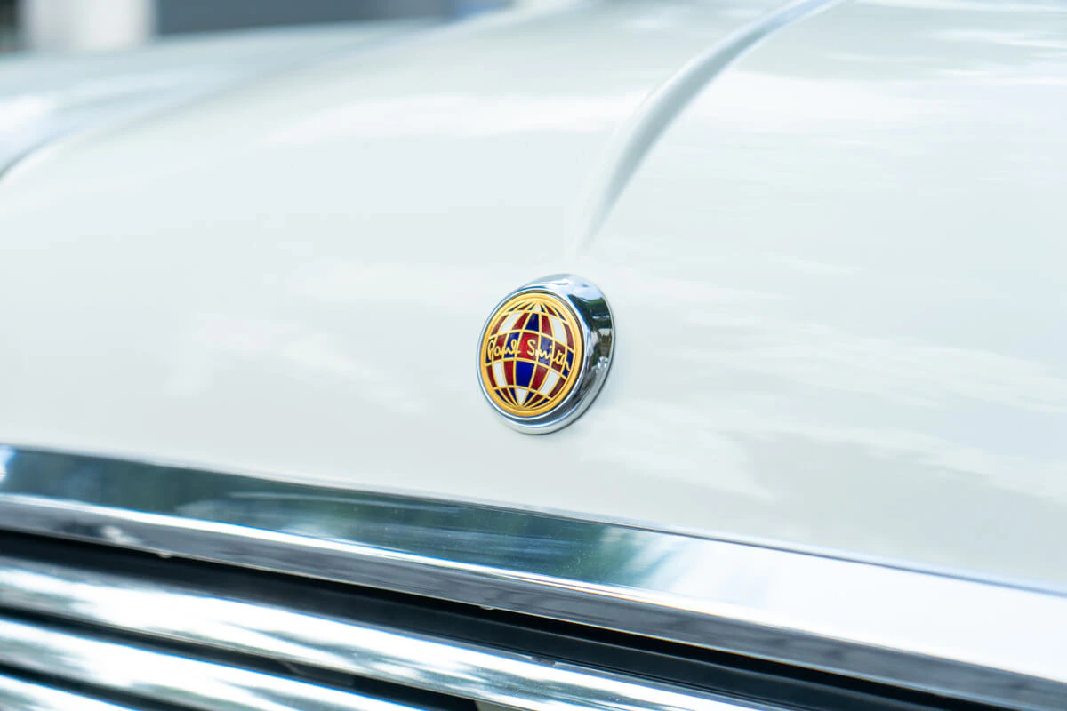 rover mini paul smith white
