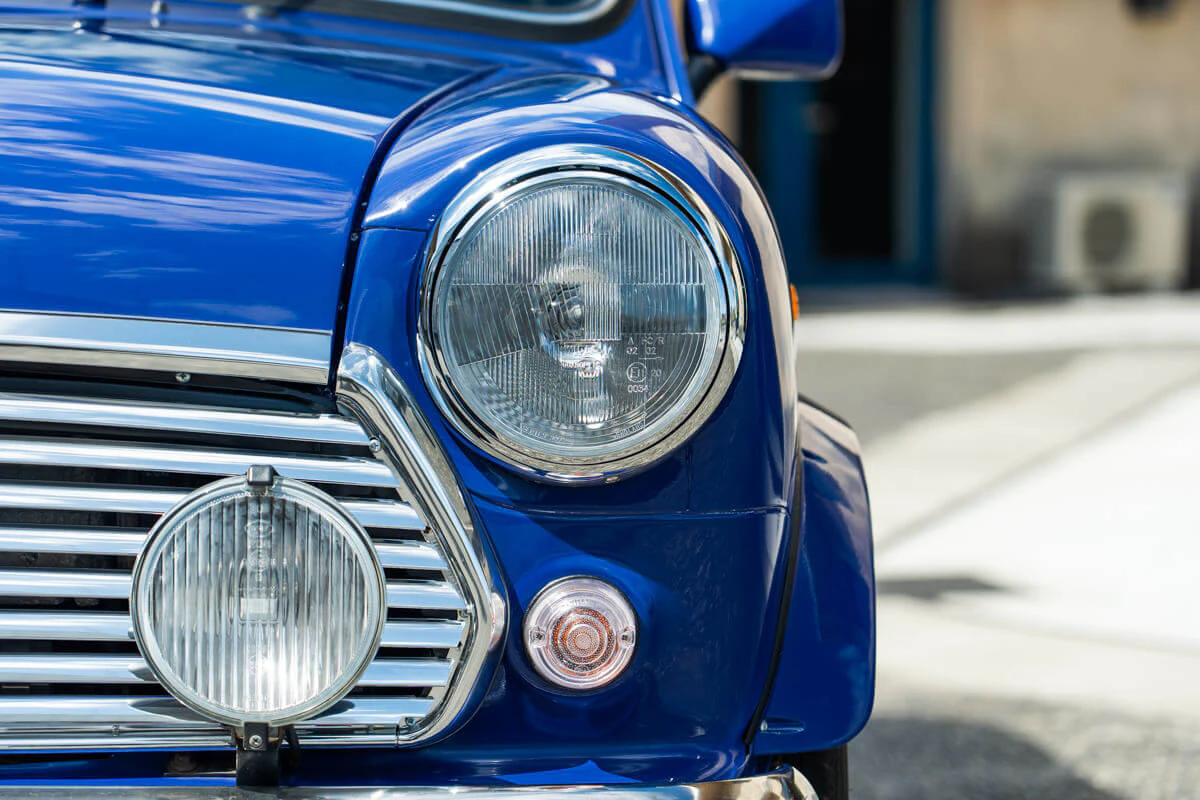 rover mini paul smith blue