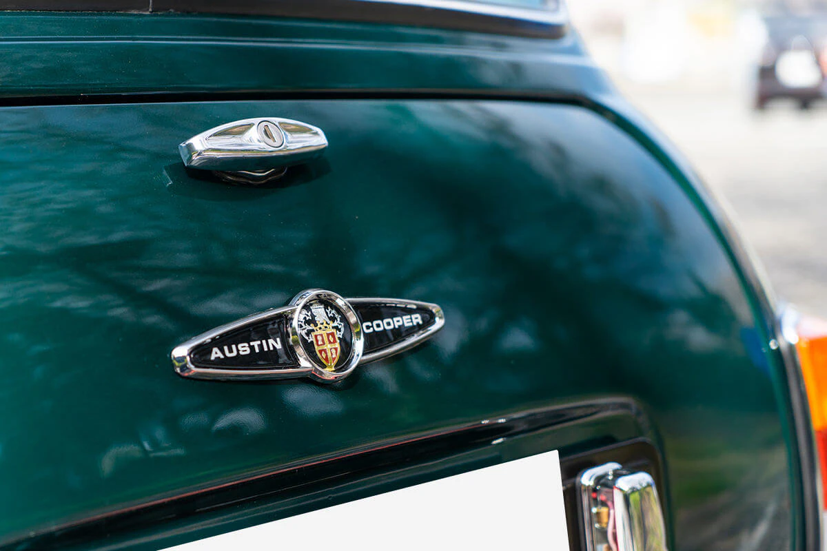 rover mini cooper 1.3i racing green