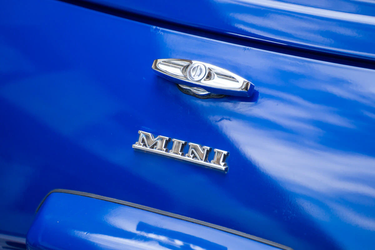 rover mini paul smith blue