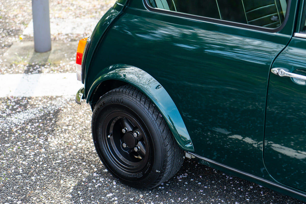 rover mini cooper 1.3i racing green