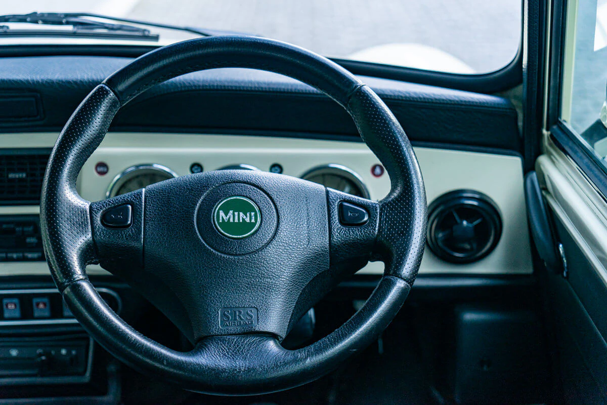 rover mini paul smith white