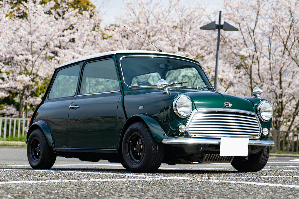 rover mini cooper 1.3i racing green