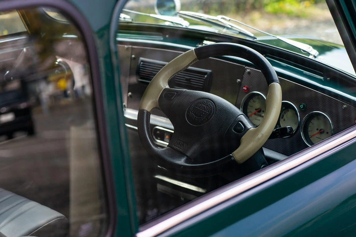 rover mini cooper 1.3i racing green