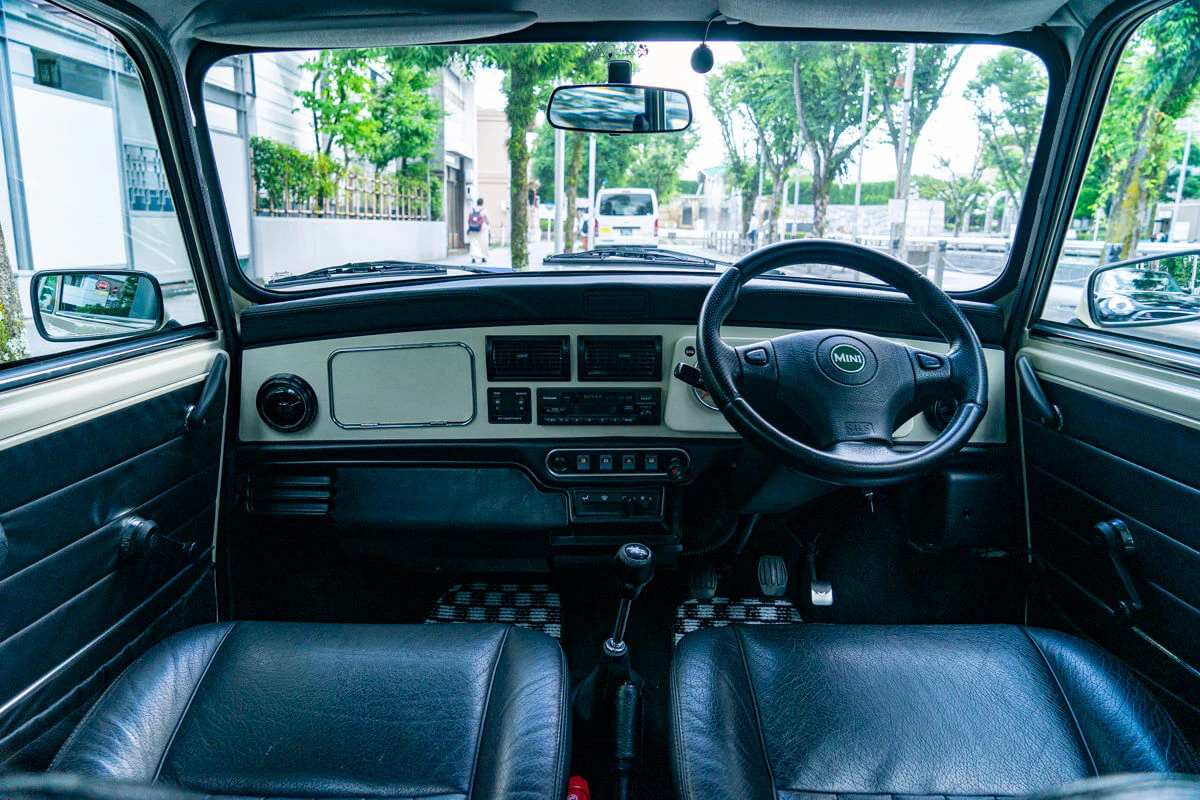 rover mini paul smith white