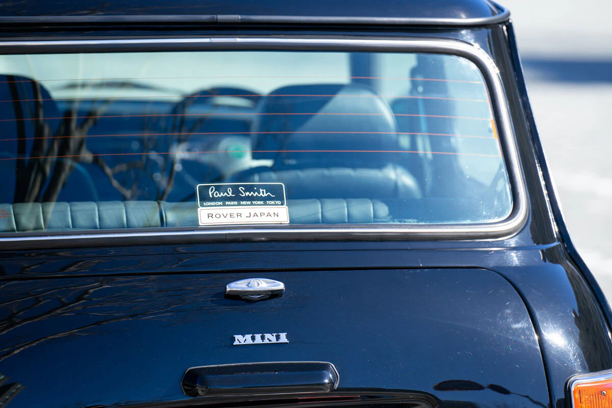 rover mini paul smith black