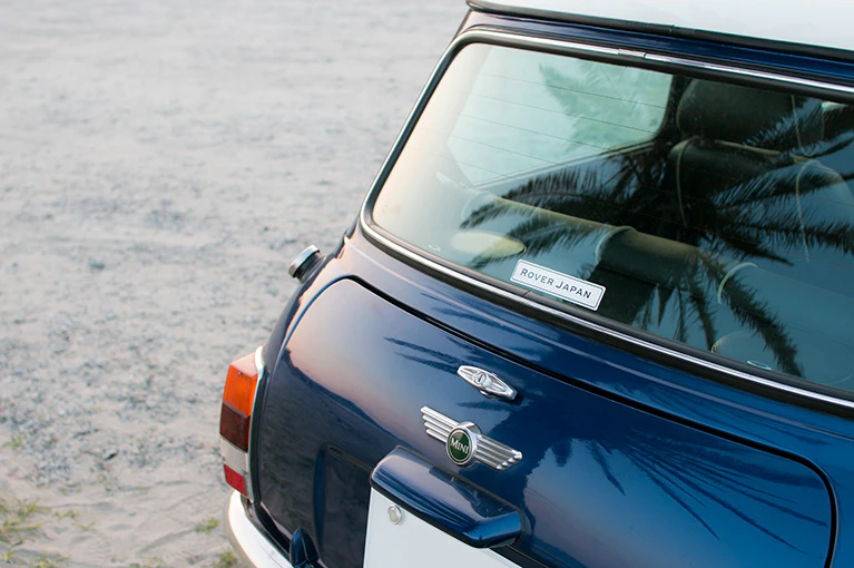 rover mini cooper tahiti blue
