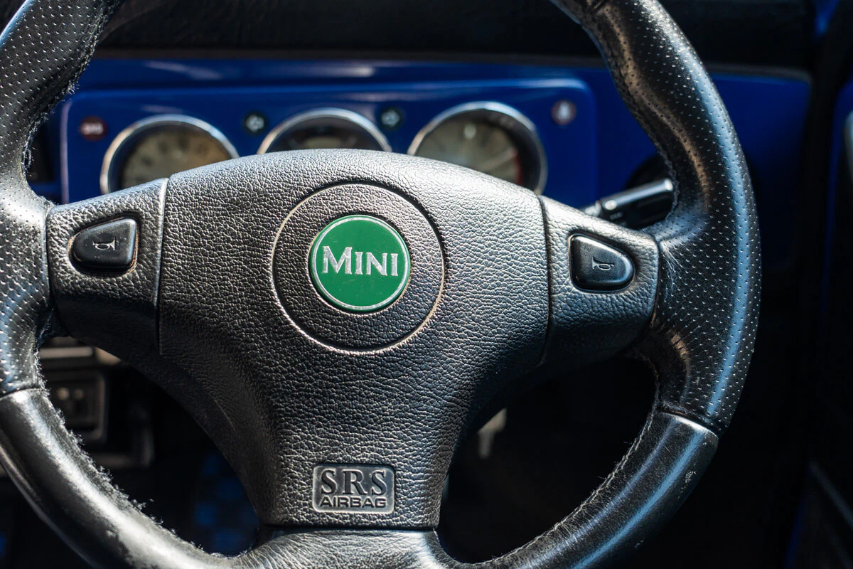 rover mini paul smith blue