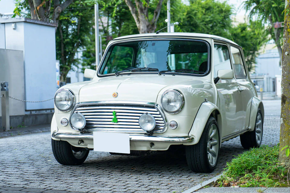 rover mini paul smith white
