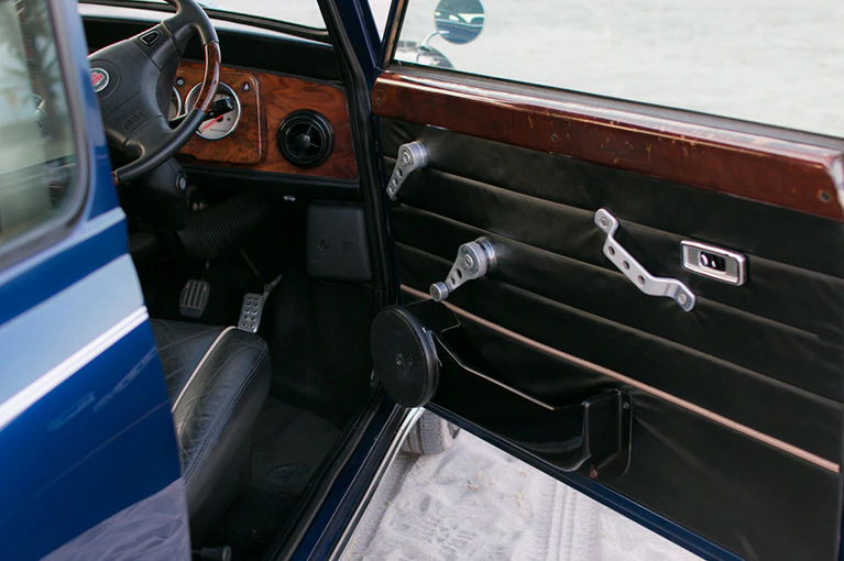 rover mini cooper tahiti blue