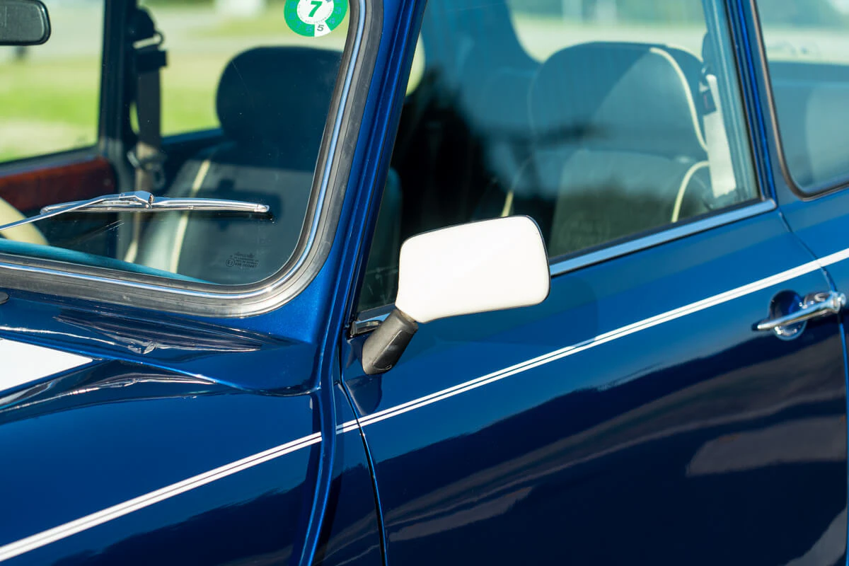 rover mini cooper tahitian blue