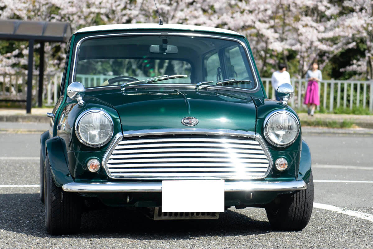 rover mini cooper 1.3i racing green